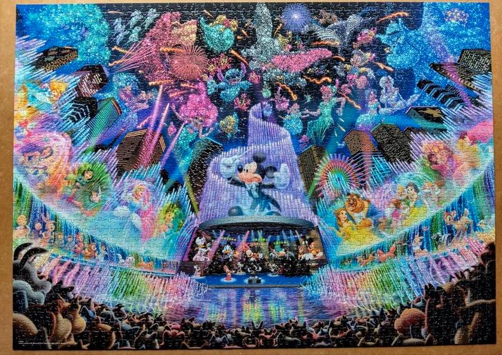 Disney puzzel Tenyo 2000, Hobby en Vrije tijd, Denksport en Puzzels, Zo goed als nieuw, Legpuzzel, Meer dan 1500 stukjes, Ophalen of Verzenden
