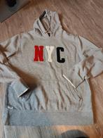 Tommy Hilfiger xxl hoodie  grijs met NYC letters sweat trui, Tommy Hilfiger, Grijs, Ophalen of Verzenden, Zo goed als nieuw