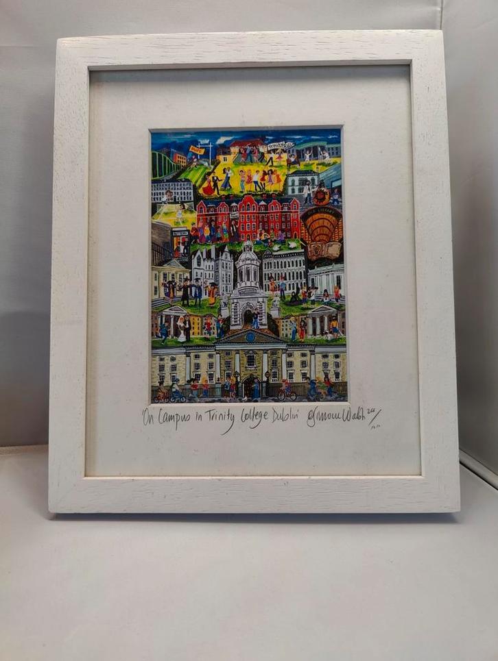 Simone Walsh - Trinity College Dublin Print, Antiek en Kunst, Kunst | Tekeningen en Foto's, Ophalen of Verzenden
