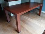 Werkblad/eetkamertafel van notenhoutkleurig keukenblad, Huis en Inrichting, Tafels | Eettafels, Ophalen, Overige materialen, Gebruikt