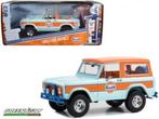 Ford Bronco 1966 "Gulf Oil" 1/24 Greenlight Collectibles, Hobby en Vrije tijd, Modelauto's | 1:24, Nieuw, Overige merken, Ophalen of Verzenden