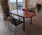 Vintage uitschuifbare eettafel, Dutch/Deens design 60s/70s, Ophalen of Verzenden