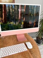 Apple Imac 24 roze QWERTY, Computers en Software, Ophalen of Verzenden, Zo goed als nieuw, IMac