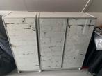 IKEA Kastjes met melkglas deuren, Antiek en Kunst, Antiek | Meubels | Kasten, Ophalen