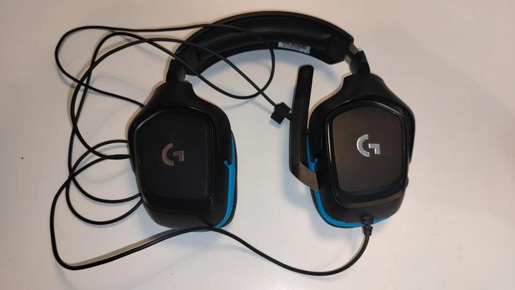 Bekabelde Gamingheadset Logitech g432, Computers en Software, Headsets, Gebruikt, Over-ear, Bedraad, Gaming headset, Inklapbare microfoon