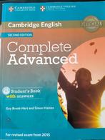 Complete Advanced, Boeken, Ophalen of Verzenden, Beta, Zo goed als nieuw, HBO