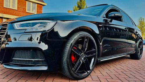 Unieke Audi A3 Black Edition, 3x S-Line Star Roof, Full Op, Auto's, Audi, A3, Benzine, Hatchback, Automaat, Geïmporteerd, Zwart