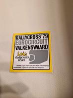 Rallycross '79 Valkenswaard Sticker - Lois Rallycross Team, Ophalen of Verzenden, Gebruikt, Auto's