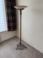 Vintage Staande lamp, Ophalen, Gebruikt, Art nouveaux, Glas
