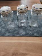 Boerenbont Voorraadpotten - Set van 3, Huis en Inrichting, Keuken | Potten en Pannen, Ophalen of Verzenden, Zo goed als nieuw