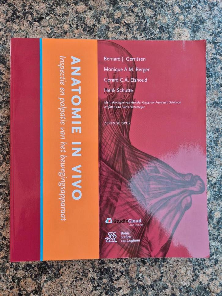 Bernard J. Gerritsen - Anatomie in vivo, Boeken, Wetenschap, Zo goed als nieuw, Ophalen of Verzenden