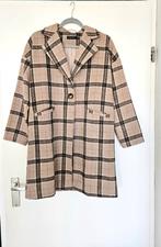 Nieuw geblokte mantel Ydence, Beige, Nieuw, Maat 36 (S), Ydence