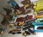 Lot Märklin treinen, locs, wagons, gebouwen, scenery enz., Ophalen, Wisselstroom, Gebruikt, Wagon