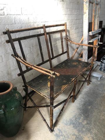 Bankje antiek japandi japan beschikbaar voor biedingen