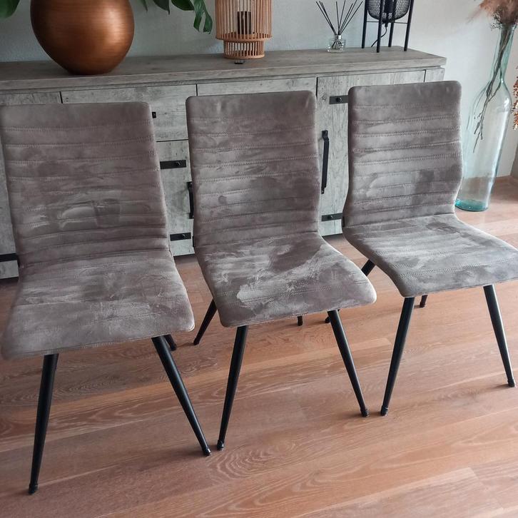 6 eetkamerstoelen, Huis en Inrichting, Stoelen, Gebruikt, Vijf, Zes of meer stoelen, Overige kleuren, Ophalen