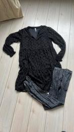 Zwarte jurk 164 170 176 xs s kerstjurk glitter maillot, Ophalen of Verzenden, Zo goed als nieuw, Meisje, Jurk of Rok