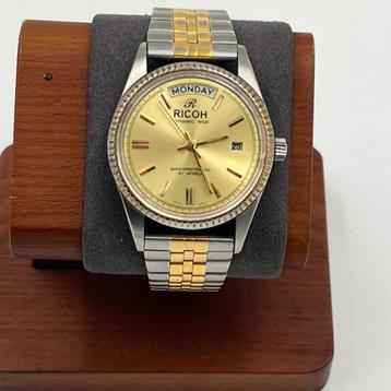 RICOH Vintage dress horloge goudkleur 21 jewels automatic beschikbaar voor biedingen
