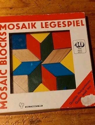Vintage mozaïek legspel puzzel beschikbaar voor biedingen