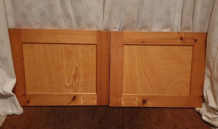 Lundia paneeldeurtjes duo 39,5x97,5 regulier gelakt, Huis en Inrichting, Kasten | Overige, Ophalen