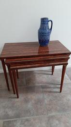 Vintage design miniset, Ophalen, Minder dan 55 cm, Rechthoekig, Hout