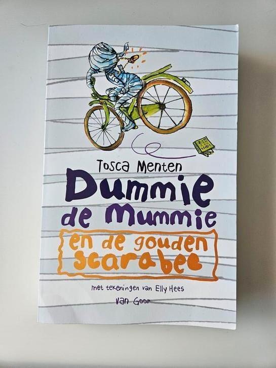 Dummie de Mummie en de gouden scarabee, Boeken, Kinderboeken | Jeugd | onder 10 jaar, Zo goed als nieuw, Fictie algemeen, Ophalen of Verzenden