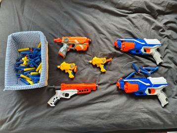 Nerf Set met Pistolen en Kogels beschikbaar voor biedingen