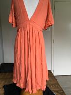 BELLA RAGAZZA jurk zacht oranje maat S zeer netjes D24, Kleding | Dames, Oranje, Gedragen, Ophalen of Verzenden, Maat 36 (S)