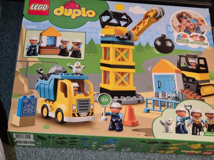 duplo 10932: grote doos Sloopkogel Afbraakwerken, Kinderen en Baby's, Speelgoed | Duplo en Lego, Zo goed als nieuw, Duplo, Complete set