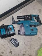 makita DHR24 hepa filter stofzuiger accu en oplader €400, Doe-het-zelf en Verbouw, Gereedschap | Boormachines, Ophalen, Zo goed als nieuw