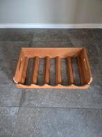 Teak Houten Wijnrek / Flessenrek, Ophalen of Verzenden, Gebruikt, Hout