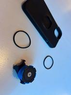 Quad Lock stuurpen mount met iphone 14 hoesje, Ophalen of Verzenden, Zo goed als nieuw, Auto