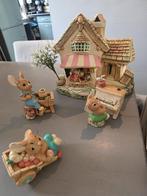 Huis en bijbehorende konijnfiguurtjes, Ophalen of Verzenden, Nieuw