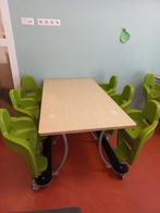 Groepstafel kids F voor KDV, Huis en Inrichting, Vijf personen of meer, 150 tot 200 cm, Rechthoekig, Overige houtsoorten