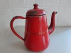 Antieke emaille koffiepot uit 1936+ roestplekken+ gaatje in, Ophalen of Verzenden