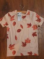 Nieuw t shirt korte mouw roze bladeren Hema 98 104, Nieuw, Ophalen of Verzenden, Shirt of Longsleeve, Hema