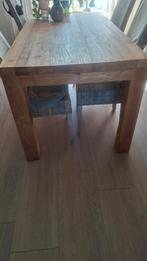 Houten Eettafel - Robuust en Stijlvol, Gebruikt, 50 tot 100 cm, 150 tot 200 cm, Vier personen