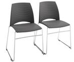 Stoel Braz in 2 kleuren **Kantine- / conferentiestoel**, Huis en Inrichting, Ophalen, Zwart, Nieuw, Conferentie / congress meubilair