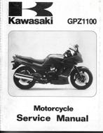Kawasaki GPZ1100 service manual motor handboek, Ophalen of Verzenden, Kawasaki