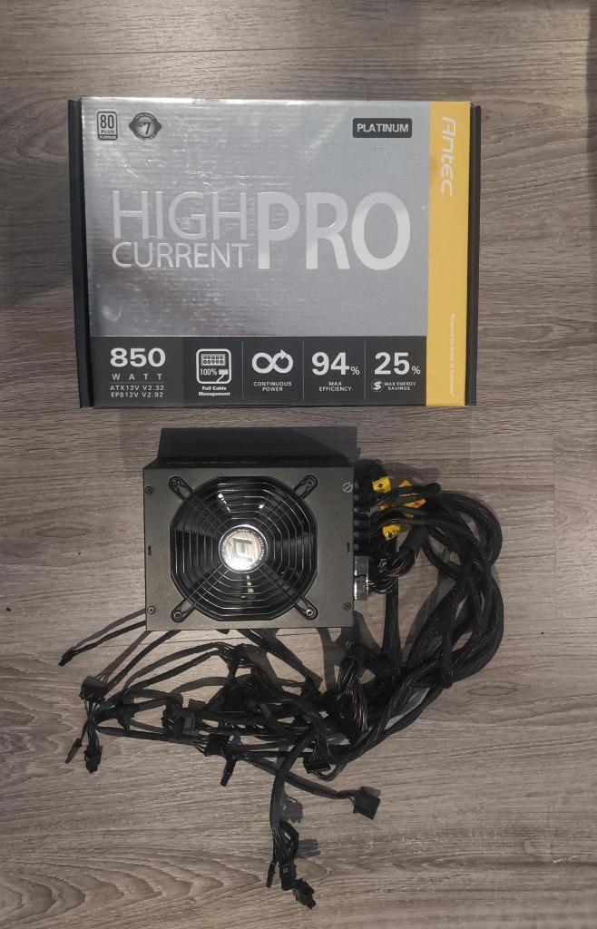 Antec HCP-850 Platinum 850W PSU ATX PC voeding in doos 850 W, Computers en Software, Interne voedingen, Gebruikt, Ophalen of Verzenden