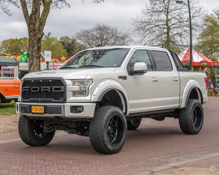 Ford F-150 5.0 V8 King Ranch MONSTER truck lage bijtelling!, Auto's, Ford Usa, Bedrijf, Te koop, F-150, 360° camera, 4x4, ABS