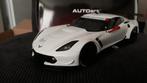 Autoart 1/18 Corvette C7 R Wit ZELDZAAM, Hobby en Vrije tijd, Modelauto's | 1:18, Ophalen of Verzenden, Zo goed als nieuw, Auto