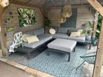 Loungeset 2,50 x 2,50 meter met tafel, Tuin en Terras, Tuinsets en Loungesets, Bank, 6 zitplaatsen, Ophalen of Verzenden, Zo goed als nieuw