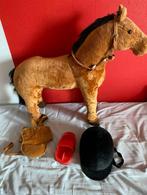 Speelgoed knuffelpaard met accessoires, Ophalen, Zo goed als nieuw, Paard, Beeldje of Figuurtje