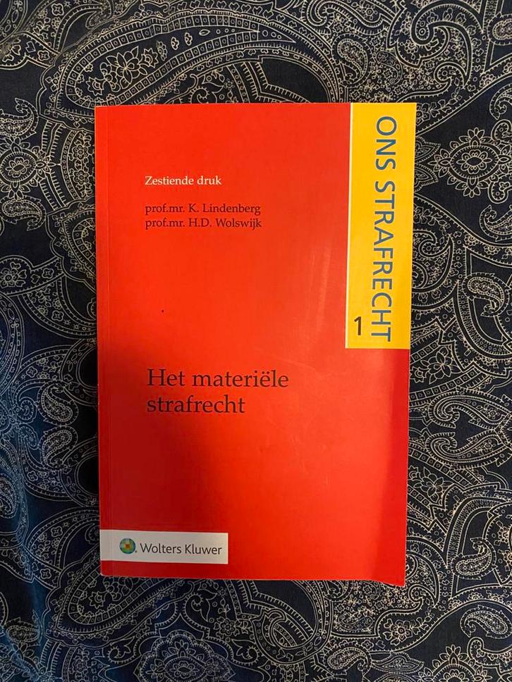H.D. Wolswijk - Het materiële strafrecht, Boeken, Wetenschap, Zo goed als nieuw, Natuurwetenschap, Ophalen of Verzenden