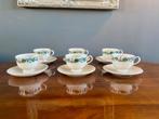 Wedgwood Stratford theekopjes, 6 stuks, Wedgwood, Engeland, Ophalen of Verzenden, Zo goed als nieuw