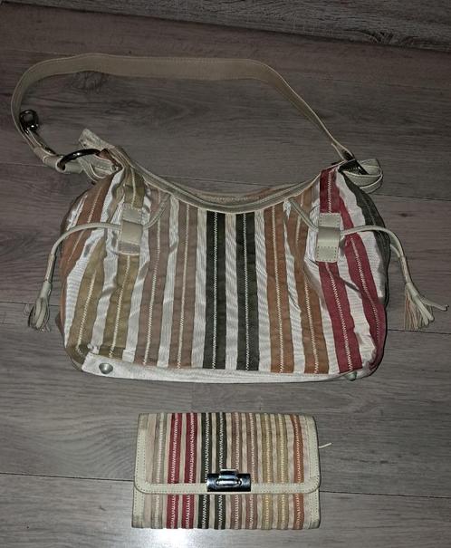 Super leuke dames Tas + Portemonnee van Giann conti, Sieraden, Tassen en Uiterlijk, Tassen | Damestassen, Zo goed als nieuw, Ophalen of Verzenden