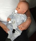 Babypop met slaapogen grote maat baby pop past babykleertjes, Newborn, Nieuw, Ophalen of Verzenden, X