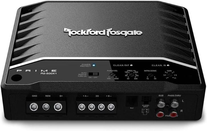 Rockford Fosgate R2-500X1 Monoblok versterker, Auto diversen, Autospeakers, Nieuw, Ophalen of Verzenden