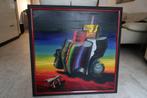 Origineel olieverfschilderij Loginov – 1992 – 77 x 78 cm, Ophalen