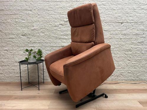 Hukla sta op stoel L relax fauteuil relaxstoel staopstoel, Huis en Inrichting, Fauteuils, Zo goed als nieuw, Stof, 50 tot 75 cm
